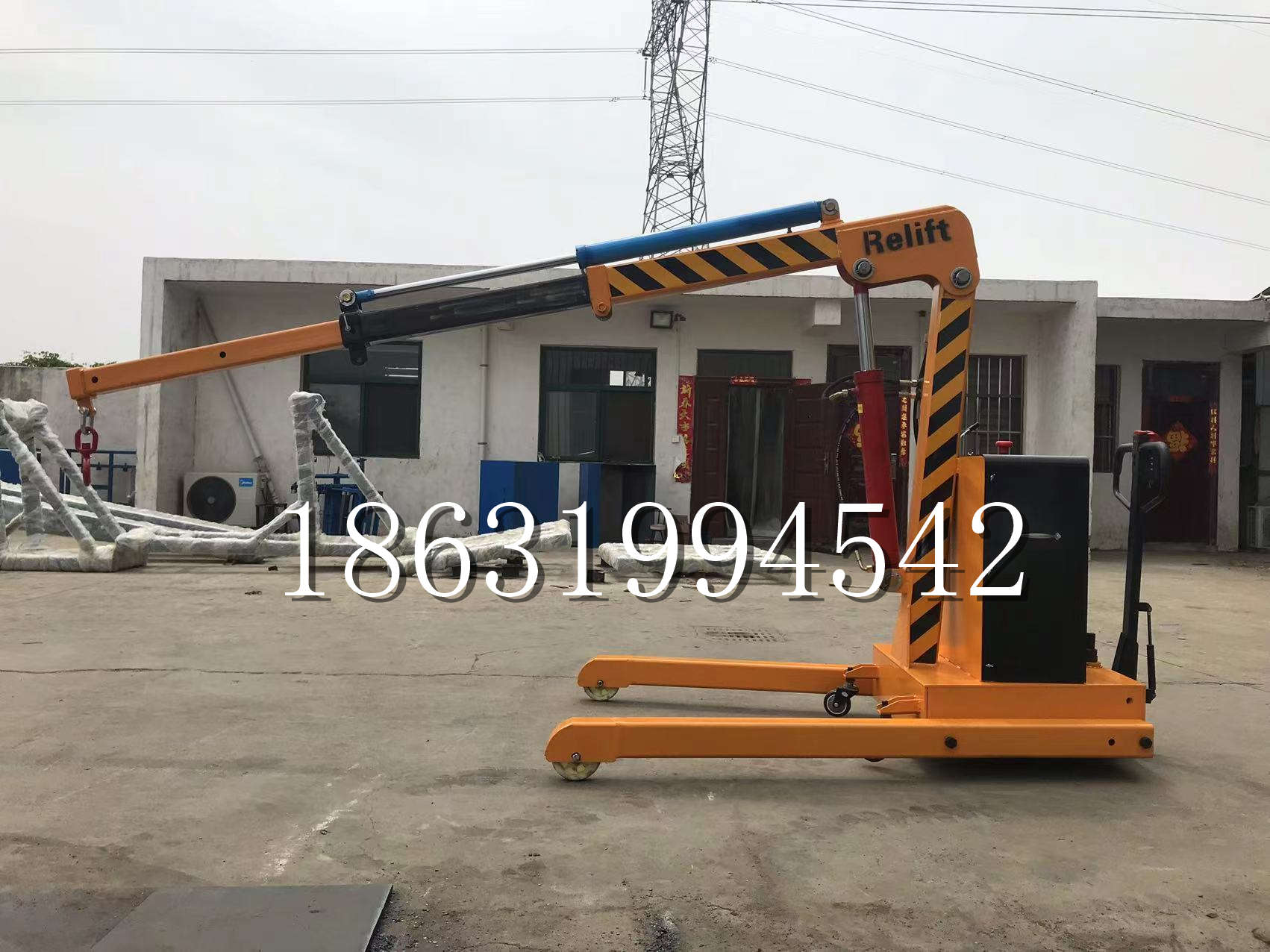 陵川县久征定做3吨三轮随车吊 农用园林绿化移树吊 平板工程用小吊机