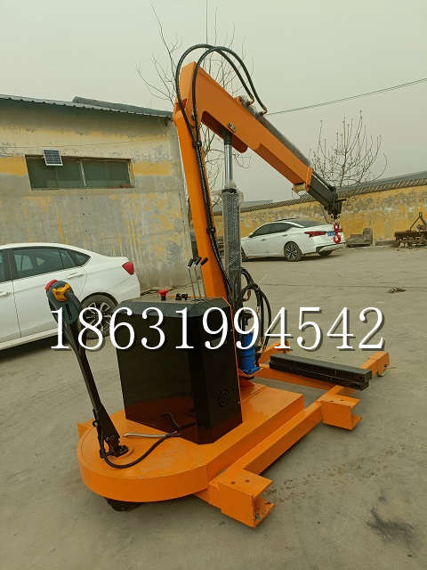 陵川县自卸车厢随车吊 自制轮式四不像起重机 四驱平板吊 5吨 贵盛